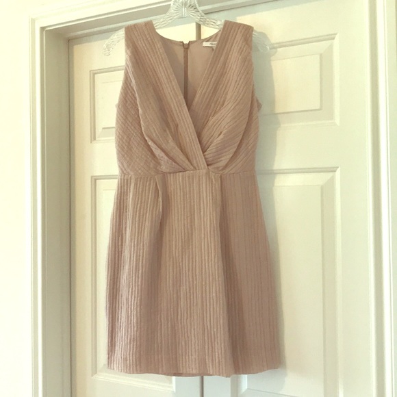 taupe cocktail dress